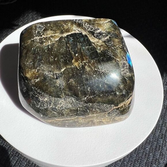 Labradorite Crystal Freeform Meditation‎ Stone Large (#3) - Picture 13 of 15